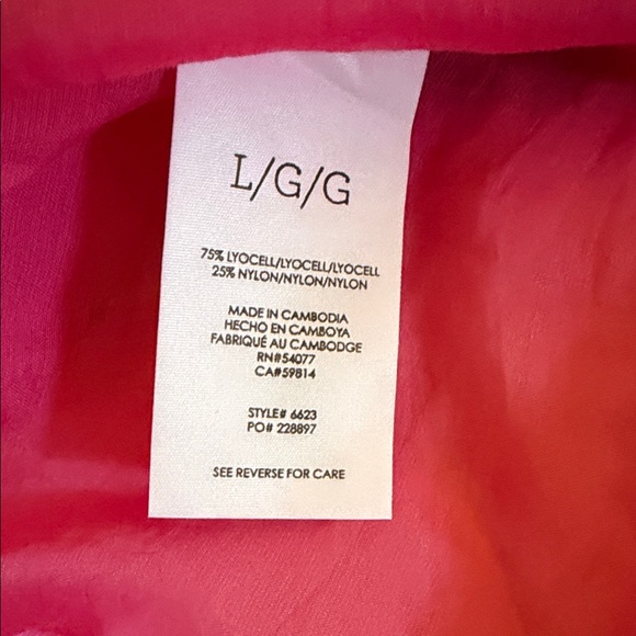 CAbi Women's Fuchsia Button Down Shirt - Picture 3 of 6